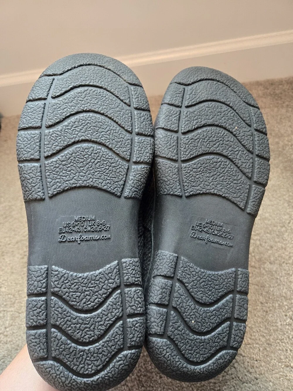 dearfoams cozy slip